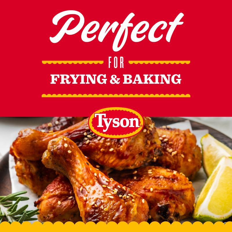 slide 8 of 8, Tyson All Natural Chicken Drumsticks - 1.49-2.938 lbs - price per lb, per lb