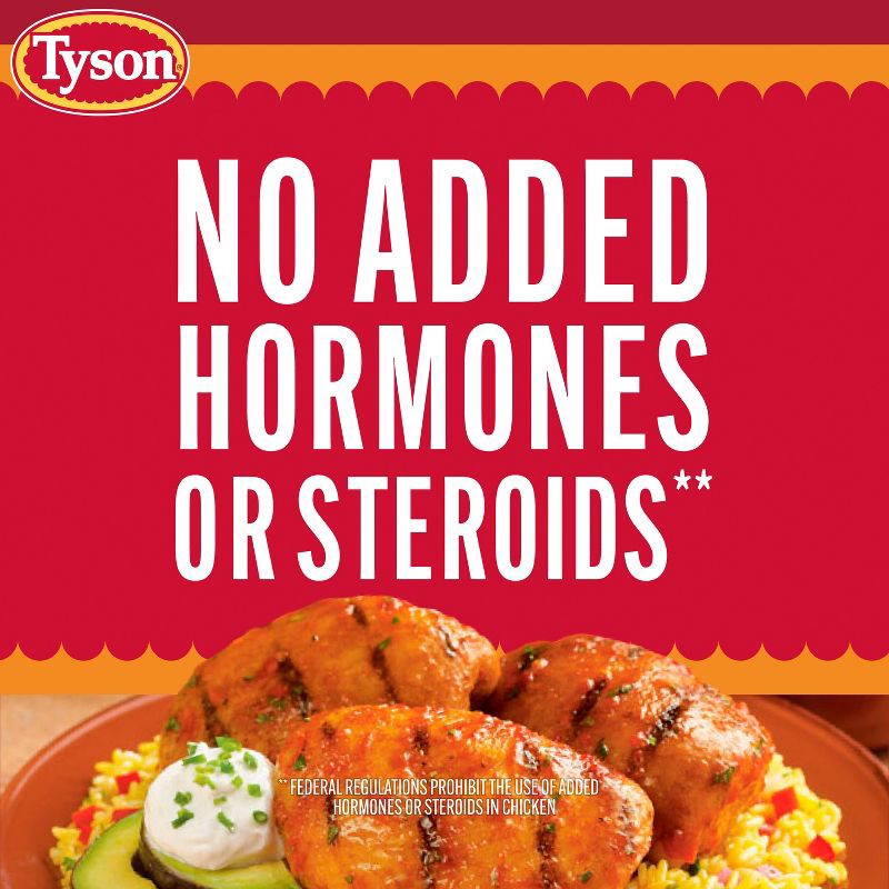 slide 2 of 7, Tyson All Natural Boneless & Skinless Chicken Thighs - 1.26-2.938 lbs - price per lb, per lb