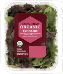 Know & Love Organic Spring Mix