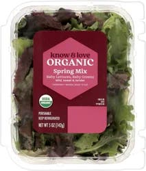Know & Love Organic Spring Mix