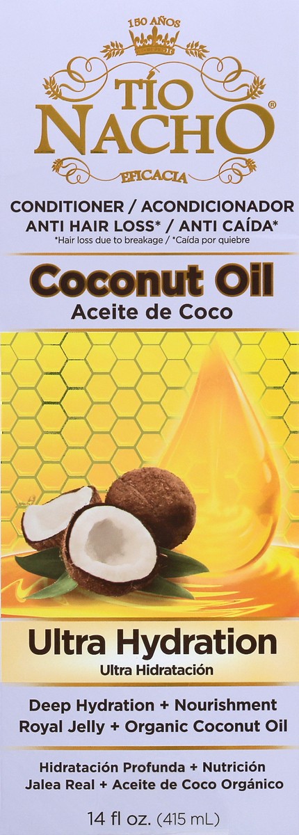 slide 6 of 9, Tio Nacho Eficacia Tio Nacho Coconut Oil Conditioner 14 Ounces, 14 oz