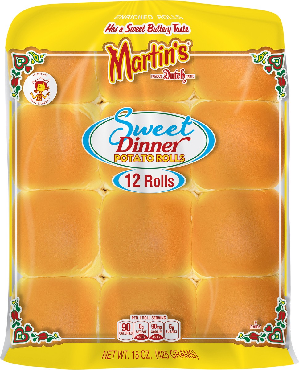 slide 8 of 11, Martin's Martin’s Sweet Dinner Potato Rolls, 12 ct