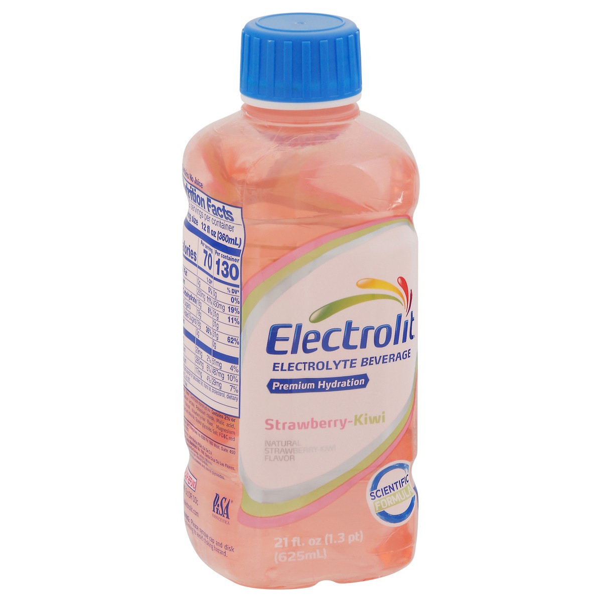 slide 9 of 9, Electrolit Premium Hydration Strawberry-Kiwi Electrolyte Beverage 21 fl oz, 21 fl oz