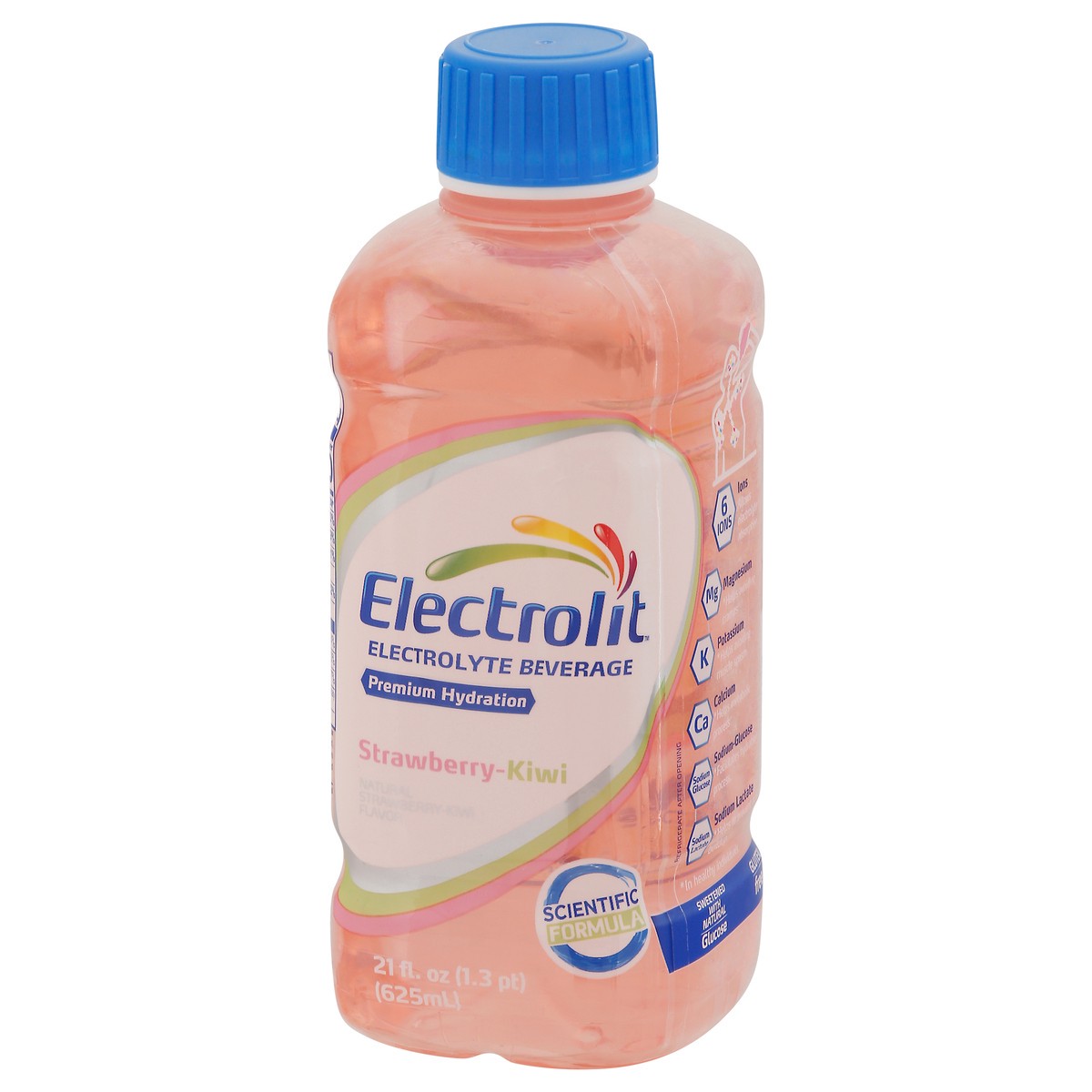 slide 6 of 9, Electrolit Premium Hydration Strawberry-Kiwi Electrolyte Beverage 21 fl oz, 21 fl oz