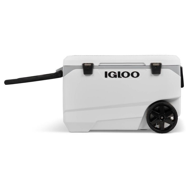 slide 3 of 14, Igloo Flip and Tow 90qt Roller Cooler - White, 90 qt