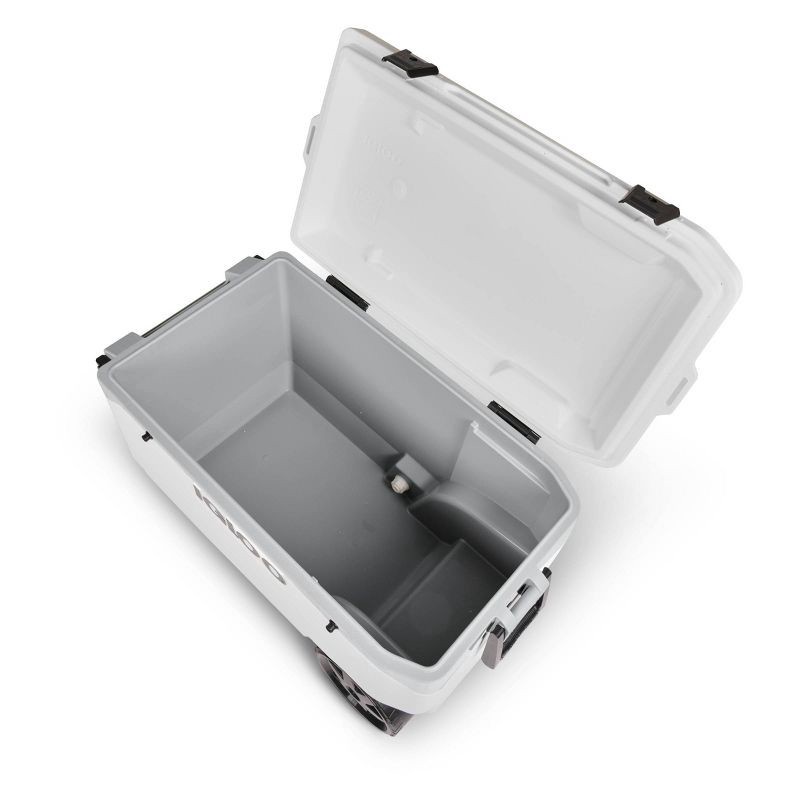 slide 10 of 14, Igloo Flip and Tow 90qt Roller Cooler - White, 90 qt