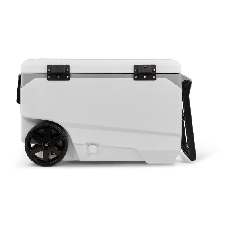 slide 7 of 14, Igloo Flip and Tow 90qt Roller Cooler - White, 90 qt