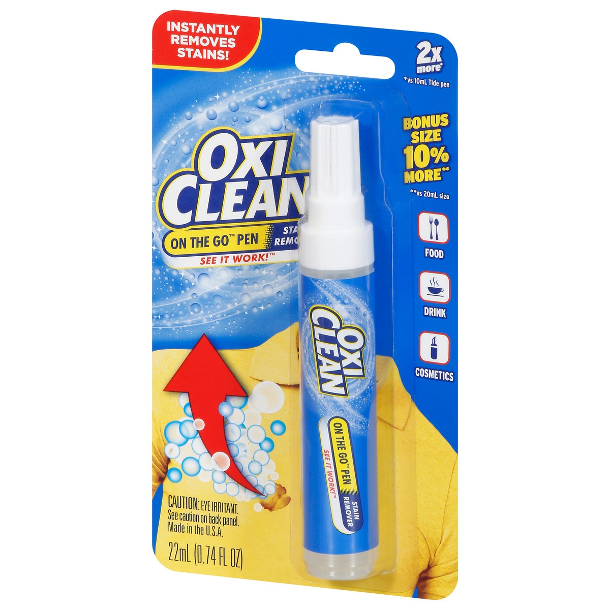 slide 2 of 9, Oxi-Clean Oxiclean Stain Removing Pen, 0.7 oz