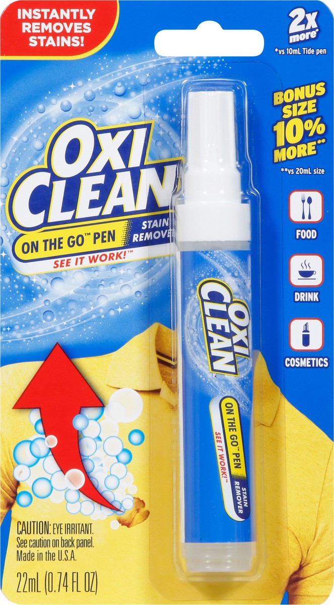 slide 8 of 9, Oxi-Clean Oxiclean Stain Removing Pen, 0.7 oz