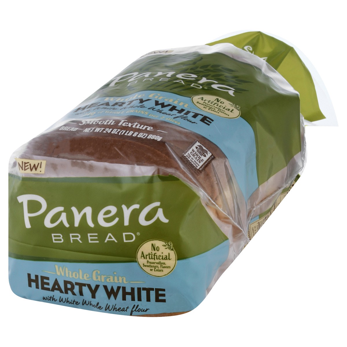 slide 8 of 12, Panera Bread Whole Grain Hearty White Sliced Bread, 24 oz