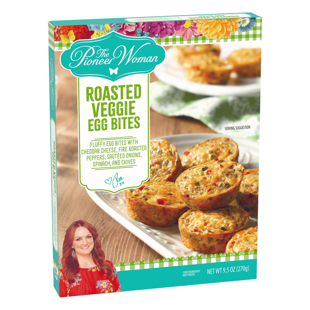 slide 2 of 10, The Pioneer Woman Roasted Veggie Egg Bites, 9 oz Box, 270 g