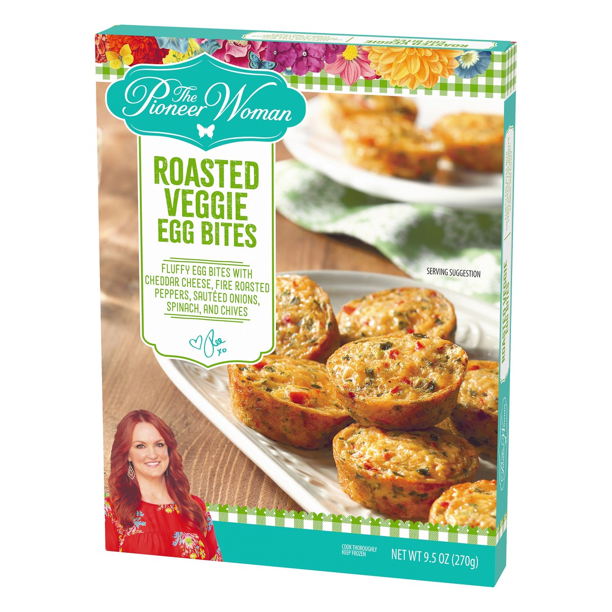 slide 3 of 10, The Pioneer Woman Roasted Veggie Egg Bites, 9 oz Box, 270 g