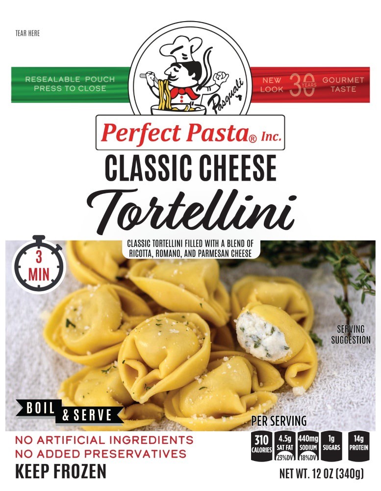 slide 2 of 2, Perfect Pasta Tortellini 12 oz, 12 oz