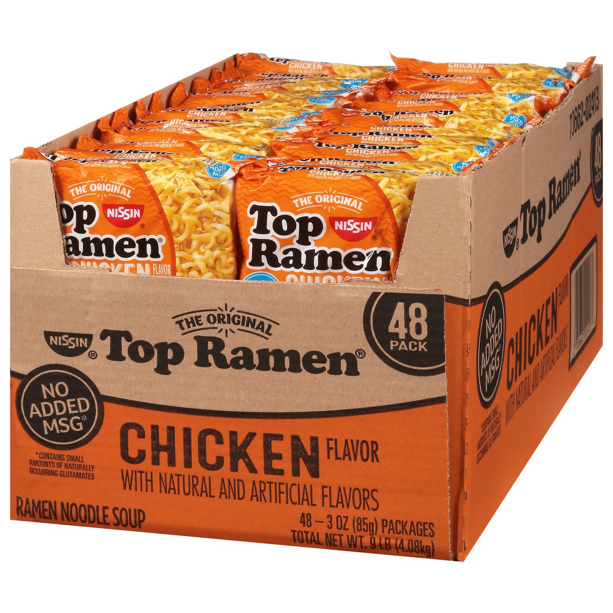 slide 2 of 14, Nissin Top Ramen Ramen Chicken Flavor Cup Noodles 48 - 3 oz Packages, 48 ct