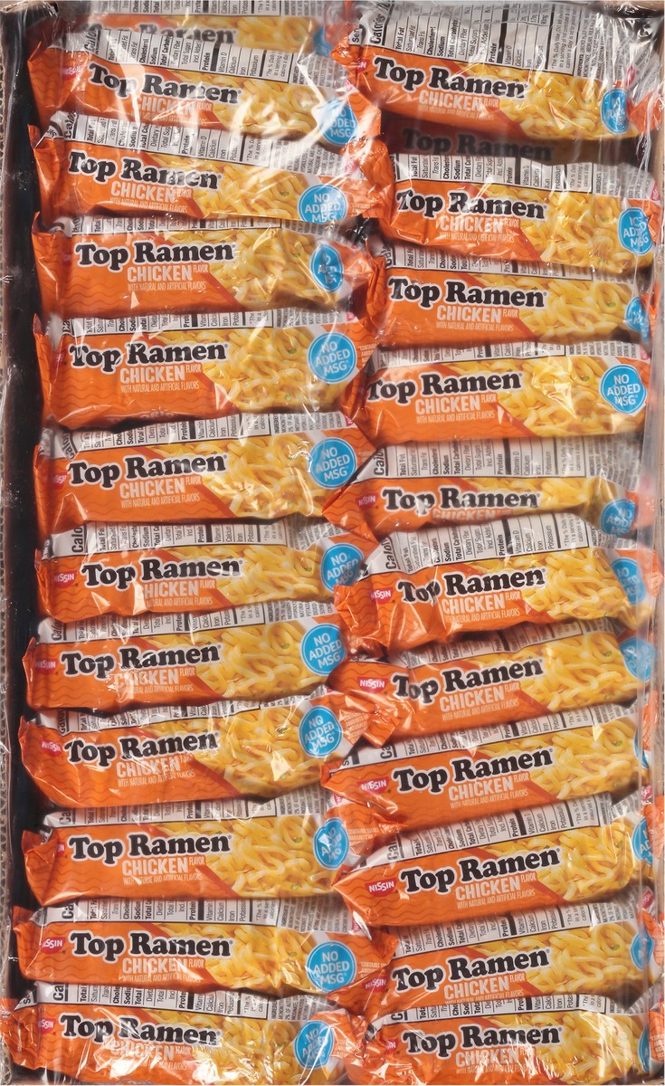 slide 9 of 14, Nissin Top Ramen Ramen Chicken Flavor Cup Noodles 48 - 3 oz Packages, 48 ct