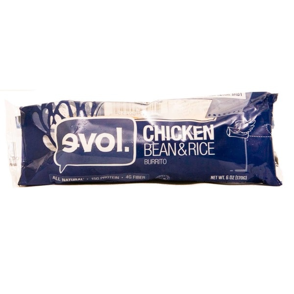 slide 1 of 1, EVOL Burrito Mini Chicken Bnrice, 1 ct