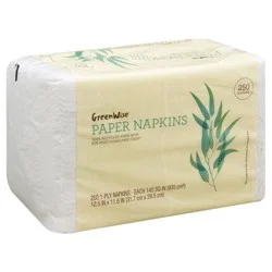 Publix GreenWise 1 Ply 100% Recycled Paper Napkins