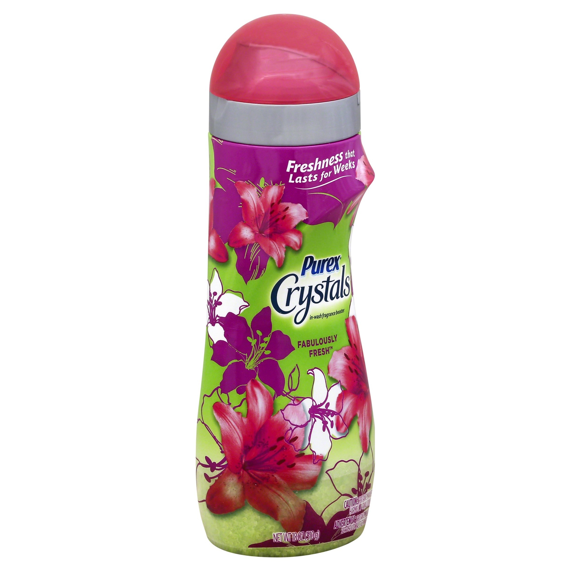 slide 1 of 6, Purex Crystals Fabulously Fresh Fragrance Booster, 18 oz