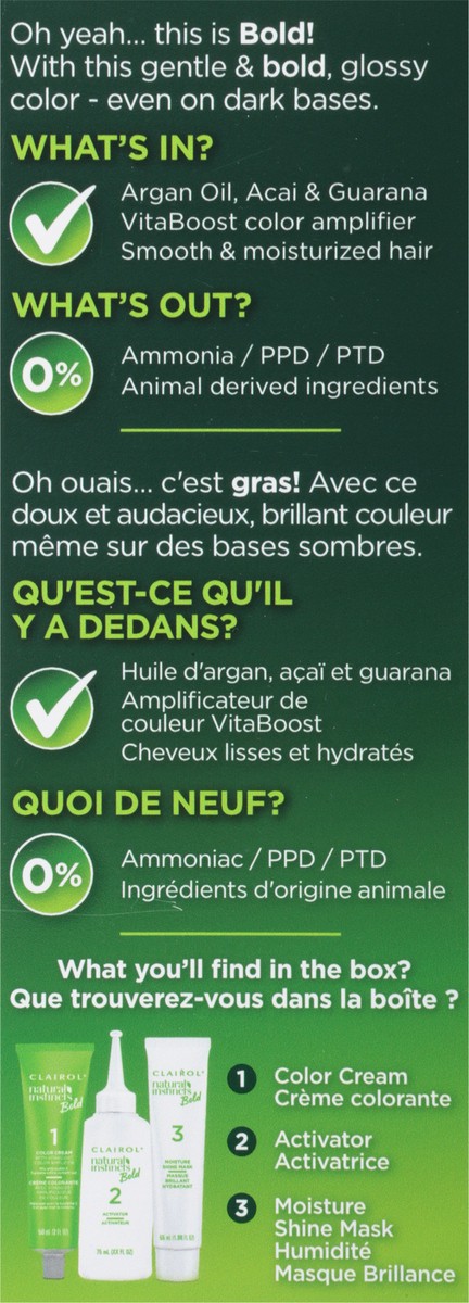 slide 4 of 9, Natural Instincts Clairol Natural Instincts Bold R56 Achiote Auburn Hair Dye, 1 ct