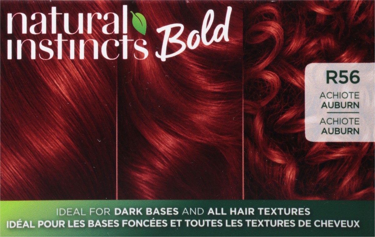 slide 5 of 9, Natural Instincts Clairol Natural Instincts Bold R56 Achiote Auburn Hair Dye, 1 ct