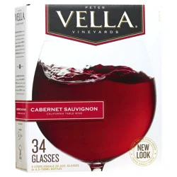 Peter Vella Vineyards Cabernet Sauvignon Red Wine 5L Box Wine