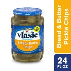 Vlasic Bread and Butter Pickle Chips, Keto Friendly, 24 fl. oz.