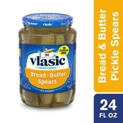 Vlasic Bread and Butter Pickle Spears, Keto Friendly, 24 fl. oz.