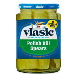 Vlasic Polish Dill Spears Pickles - 24 oz