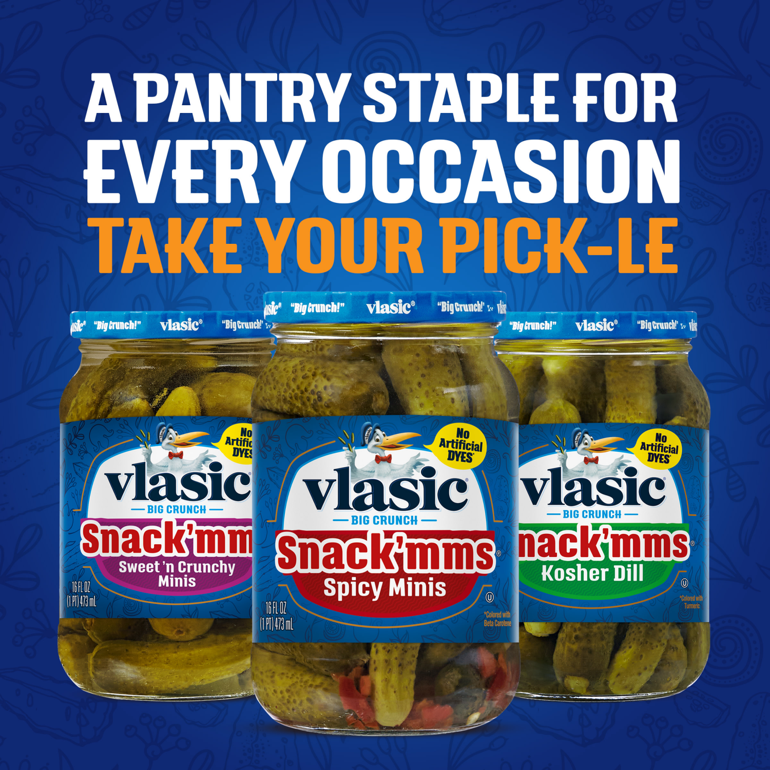 slide 7 of 7, Vlasic Snack'mms Spicy Minis Pickles - 16 fl oz, 16 fl oz