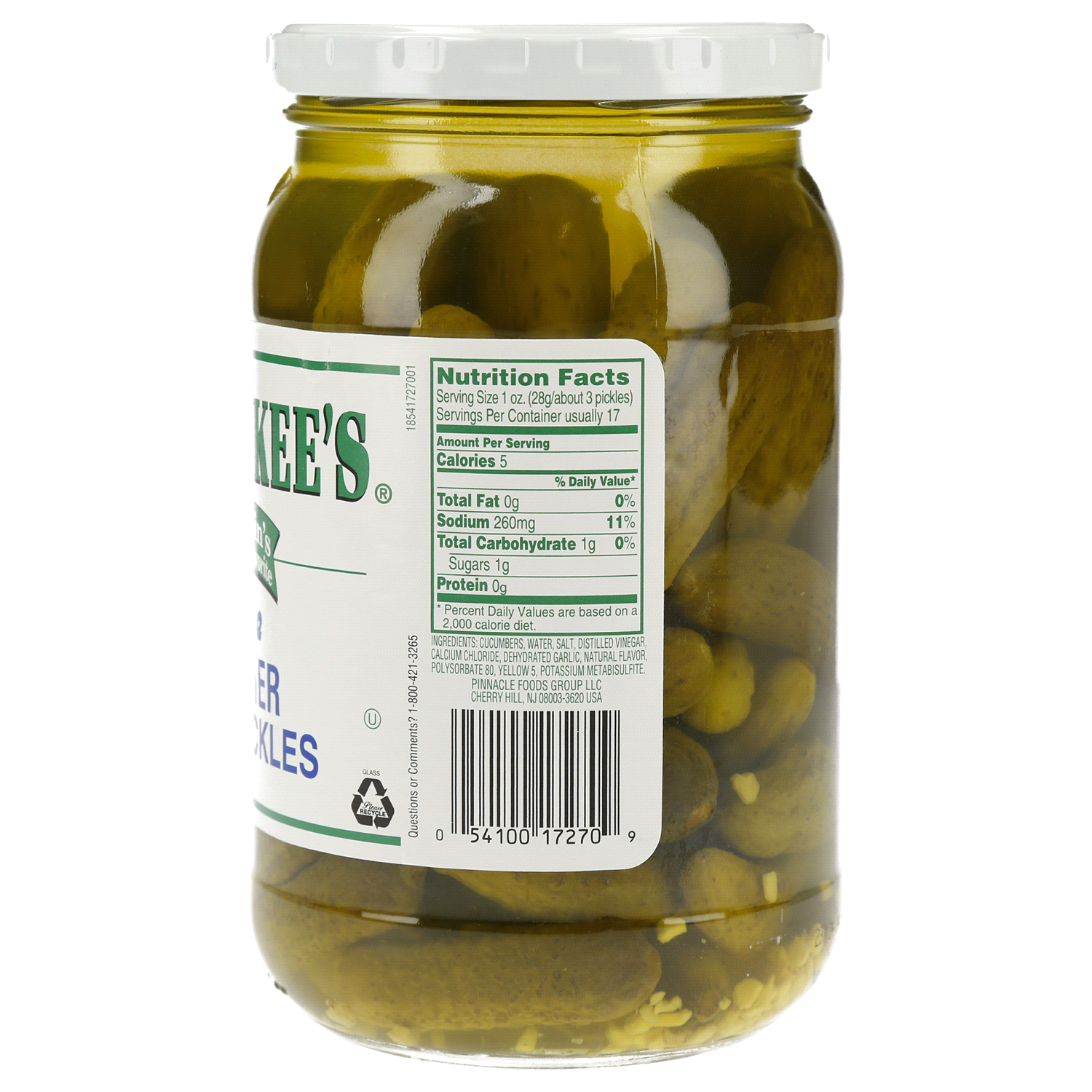 slide 2 of 2, Milwaukee's Petite Kosher Dill Pickles, 32 oz., 32 fl oz