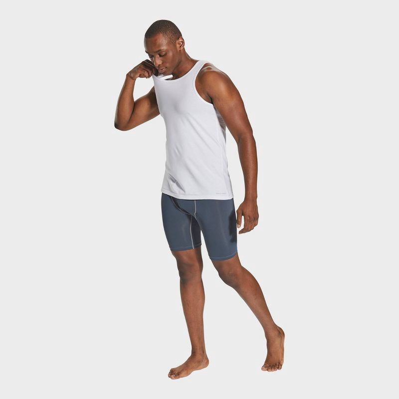 slide 6 of 9, Pair of Thieves Men's Tank Undershirt 2pk - White L: Moisture Wicking, Breathable Fabric, 2 ct
