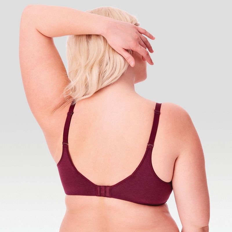 slide 4 of 9, Beauty by Bali Women's 2pk T-Shirt Bra B202 - Gray Melange/Fig 36DD, 2 ct