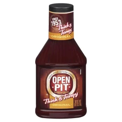Open Pit Thick And Tangy Original BBQ Sauce, 18 oz.
