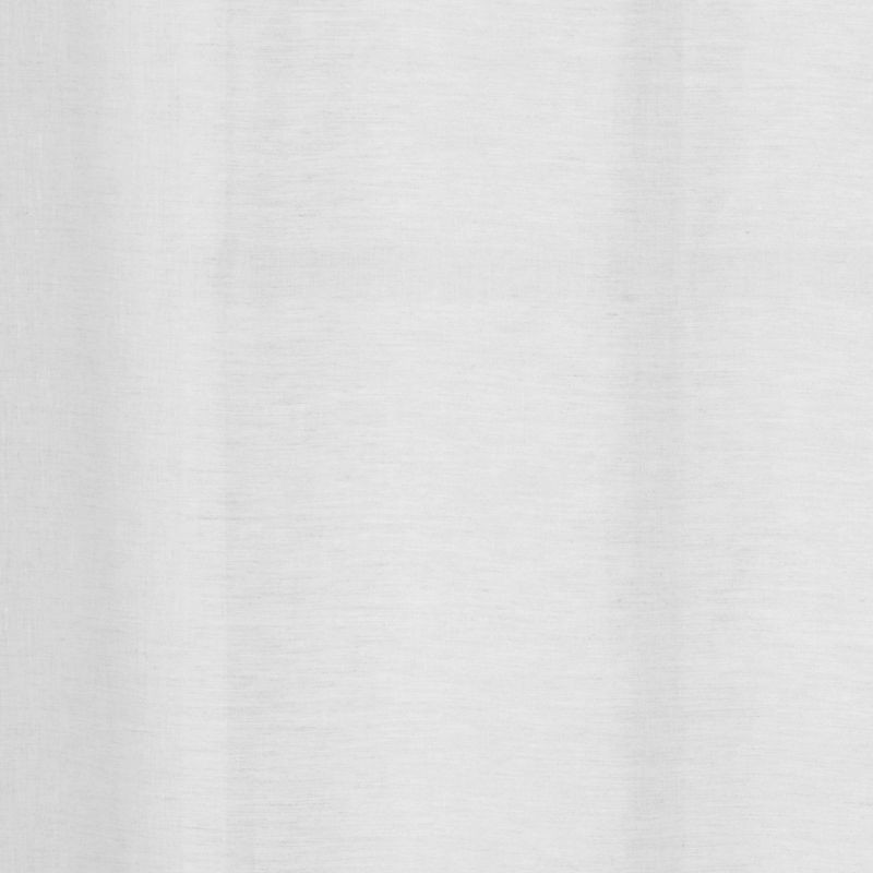 slide 5 of 5, 54"x84" Light Filtering Linen Window Curtain Panel White - Threshold™: Modern Plain Weave, OEKO-TEX Certified, 1 ct