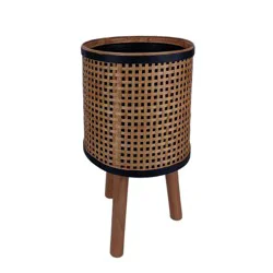 Sewing Down South For HD Designs Woven and Plywood Metal Planter
