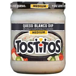 Tostitos Medium Dip Queso Blanco Naturally & Artificially Flavored 15 Oz