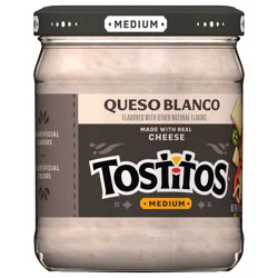 Tostitos Medium Dip Queso Blanco Naturally & Artificially Flavored 15 Oz