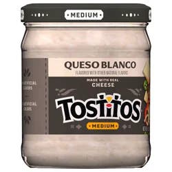 Tostitos Medium Dip Queso Blanco Naturally & Artificially Flavored 15 Oz