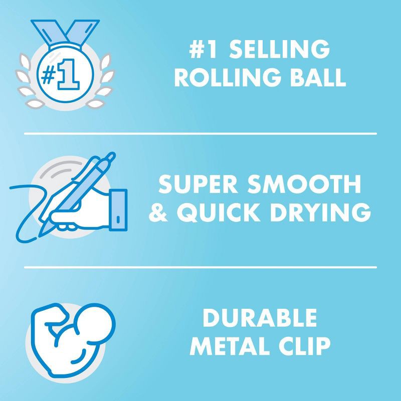 slide 5 of 6, Pilot 5pk Precise V5 Art Deco Collection Rolling Ball Pens Extra Fine Point 0.5mm Assorted Inks, 5 ct