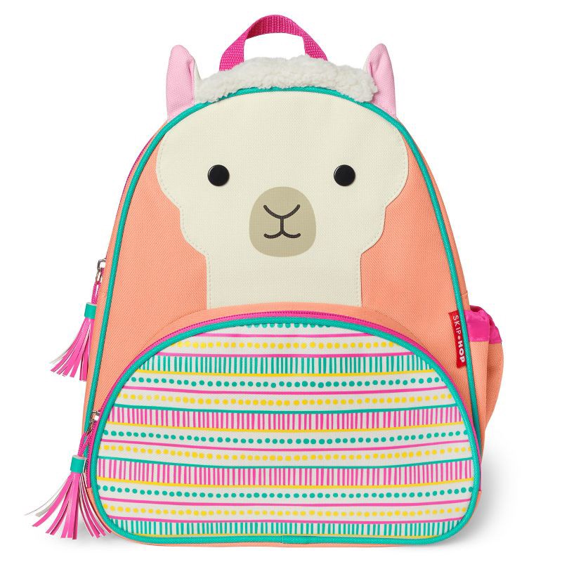 slide 4 of 7, Skip Hop Zoo Little & Toddler Kids' 12" Backpack - Llama, 1 ct