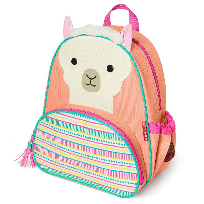 slide 1 of 7, Skip Hop Zoo Little & Toddler Kids' 12" Backpack - Llama, 1 ct