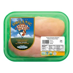 Smart Chicken Organic Boneless & Skinless Chicken Breast - 0.75-1.75lbs - price per lb