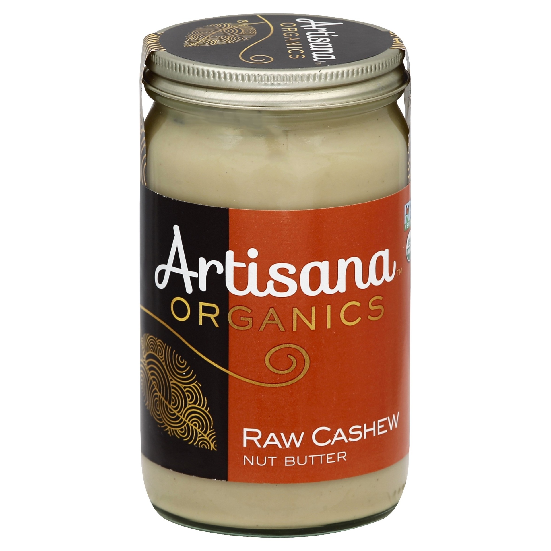 slide 1 of 1, Artisana Organics Raw Cashew Nut Butter, 14 oz