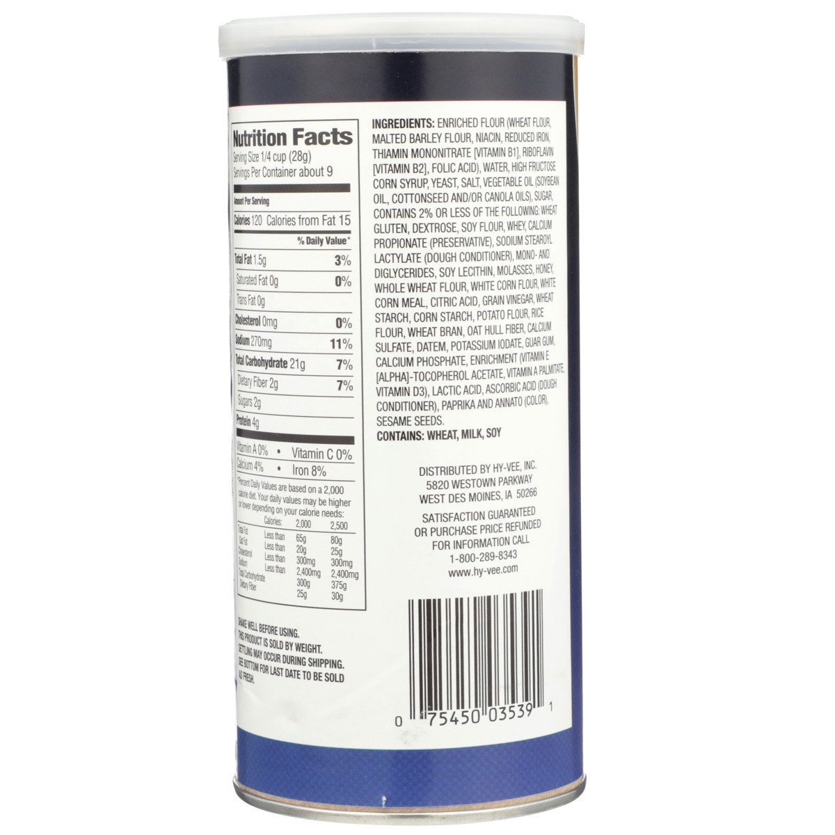 slide 3 of 8, Hy-vee Plain Bread Crumbs - 10 oz, 10 oz