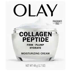 Olay Collagen Peptide Moisturizing Cream, Fragrance-Free, 5.0 FL OZ