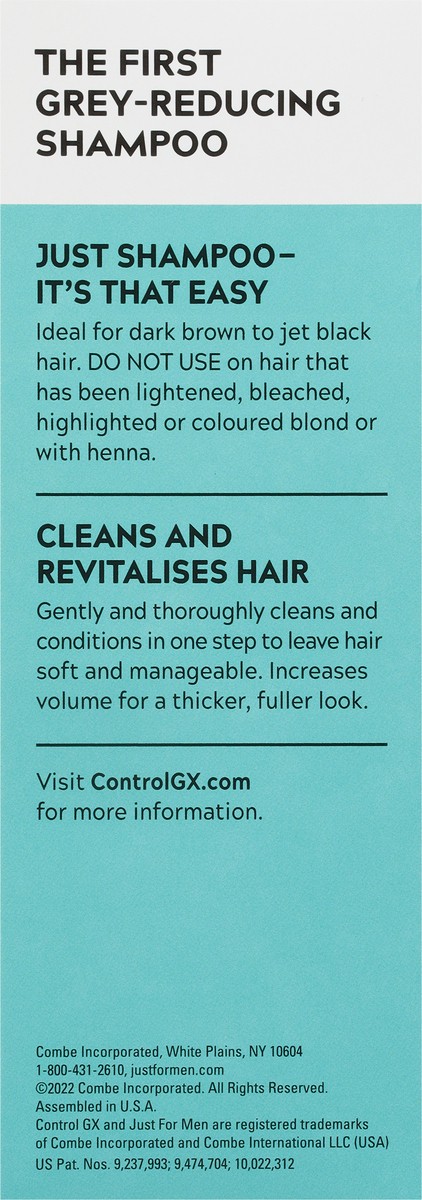 slide 4 of 9, Just for Men Control GX Grey-Reducing 2-in-1 Haircolour Shampoo 4 fl oz, 4 oz