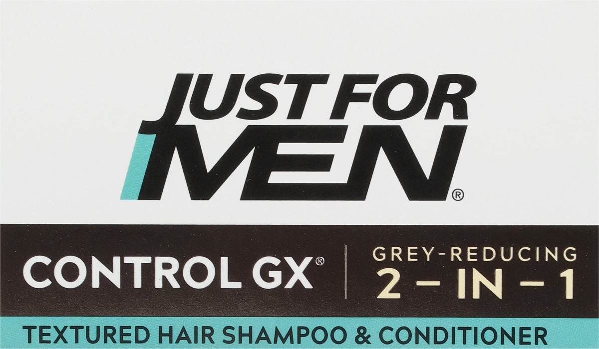 slide 7 of 9, Just for Men Control GX Grey-Reducing 2-in-1 Haircolour Shampoo 4 fl oz, 4 oz