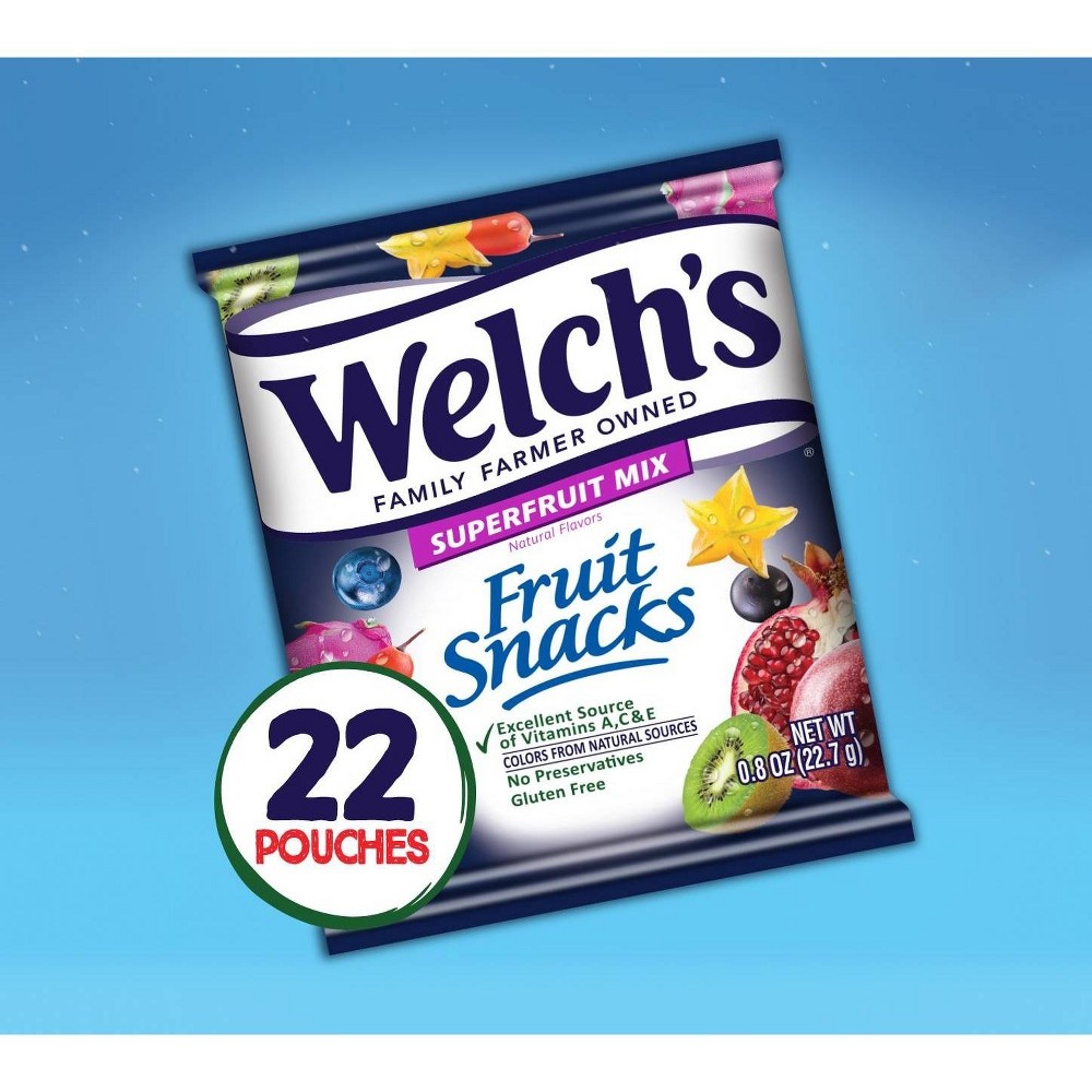 slide 2 of 5, Welch's Super Fruit Snacks - 22ct, 22 ct