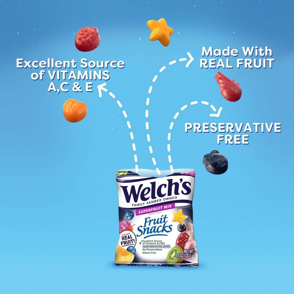 slide 4 of 5, Welch's Super Fruit Snacks - 22ct, 22 ct