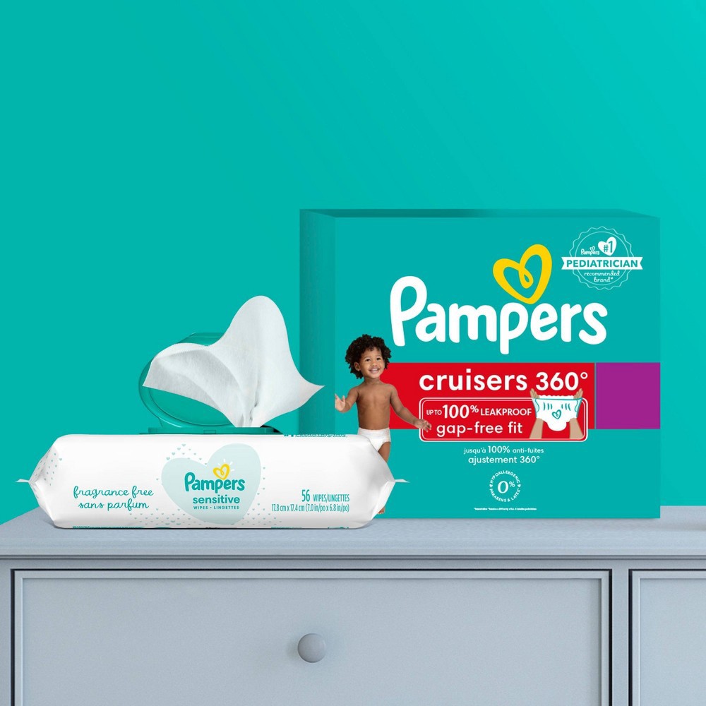 slide 13 of 23, Pampers Cruisers 360 Diapers - Size 5 - 100ct, 100 ct